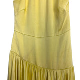 Alexis Saab Yellow Satin Halter Dress- Size S (see notes)