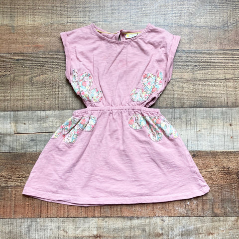 Mini Boden Pink Side Cutout Dress- Size 2-3Y (see notes)