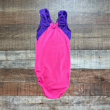 No Brand (GK Stars) Pink/Purple Princess Leotard- Size ~CXS/3-4Y (see notes, no size tag, fits like 3-4 years)