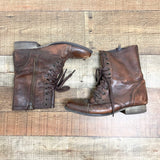 Steve Madden Brown Lace Up Boots- Size 8.5 (see notes)