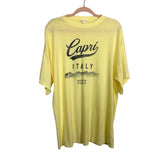 Colsie Yellow Capri Italy T-Shirt- Size XS (see notes)