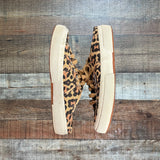 Superga Animal Print Slip On Sneakers - Size 37 (See Notes)