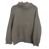 Blushing Heart Grey Chunky Knit Sweater- Size S/M