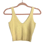 J. Crew Pale Yellow Button Front Cardigan Sweater and Tank Set- Size XS (sold as a set)