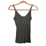 No Brand Dark Grey Ribbed Tank- Size S