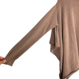 By Together Brown Cape Sweater- Size S