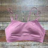 Senita Athletics Purple Back Cutout Sports Bra- Size L