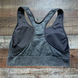PINK Sport Grey Marble Padded Sports Bra- Size M