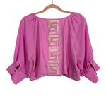 Emily McCarthy Pink Celeste Crop Top NWT- Size S (see notes, we have matching shorts)