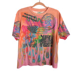 Urban Outfitters Neon Printed Tee- Size L