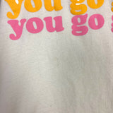 Tiny Whales You Go Girl Raglan Tee-Size 6Y (see notes)