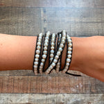 Victoria Emerson Pearl Beaded Wrap Bracelet