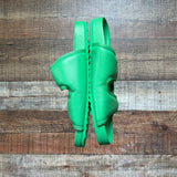 GAP Green Double Velcro Strap Slide On Sandals- Size 8