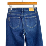 Paige Dark Wash Frayed Hem Leenah Ankle Jeans- Size 26 (Inseam 26.5”)