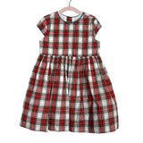 Bailey Boys Classics Red/Green/Black Plaid Cap Sleeve with Tulle Lining Dress- Size 3T