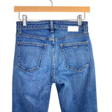 CQY Dark Wash Jeans- Size 25 (see notes, Inseam 25”)