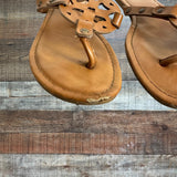 Pierre Dumas Brown Slip On Sandals- Size 9 (see notes)