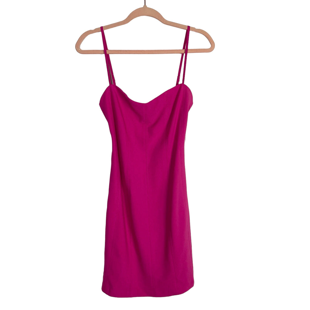 Abercrombie & Fitch Pink with Back Clasp and Back Cut Out Mini Dress N The Saved Collection Abercrombie & Fitch Pink with Back Clasp and Back Cut Out Mini Dress N The Saved Collection