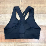 Sweaty Betty Black with Back Interlocking Criss Cross Straps Sports Bra- Size 34B