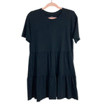 Abercrombie & Fitch Black Soft A&F Collection Tiered Dress- Size M (see notes)