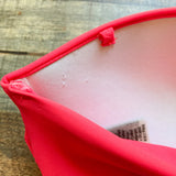 PINK Victoria Secret Hot Pink Strapless Padded Bikini Top- Size S-DD (see notes)
