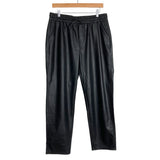TAGOO Black Faux Leather Pants NWT- Size XL (Inseam 26.5")