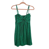 Show Me Your Mumu Green Best Bow Mini Dress NWT - Size S (Sold Out Online!)