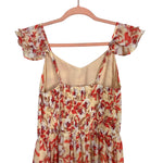 Grace Karin Coral Floral Print Dress NWT - Size S (Sold Out Online!)