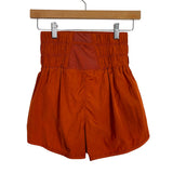 Free People Movement Rust Elastic Waistband Shorts - Size S