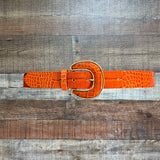 B-Low The Belt Embossed Leather Belt - Size XS