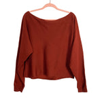 WAYF Brick Off the Shoulder Dolman Sleeve Sweater- Size M (sold out online)