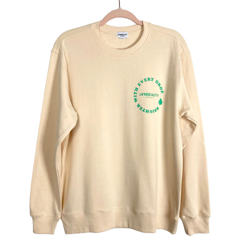 Innbeauty Cream Brighter with Every Drop Sweatshirt- Size XL