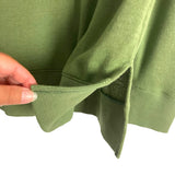 Time and Tru Olive Tunic Sweatshirt- Size M