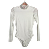 Pink Lily White Turtleneck Bodysuit- Size S