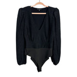 ELOQUII Black Shimmer Bodysuit - Size 14/16 (Sold Out Online!)