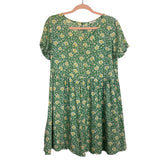 Jodifl Green Floral Dress- Size M (see notes)