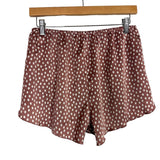 Abercrombie & Fitch Brown Polka Dot Piece Pajama Set- Size S (sold out online)