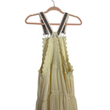 No Brand Cream Semi Lined Overall Dress- Size S