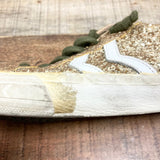 Vintage Havana Gold Glitter Sneakers- Size ~7.5 (see notes)
