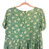 Jodifl Green Floral Dress- Size M (see notes)