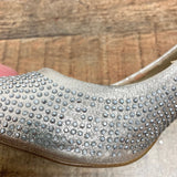 INC International Concepts Silver Rhinestone Pumps- Size 7.5 (see notes)