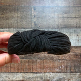 No Brand Black Top Knot Headband