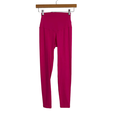 SHEFIT Hot Pink Faint Diamond Pattern Leggings- Size S (Inseam 25”)