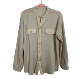 Chouyatou Cream Waffle Knit Shacket - Size M