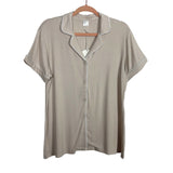 Staykation Cream Ribbed Bamboo Short PJ Set NWT- Size M