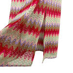 Show Me Your Mumu Chevron One Shoulder Side Slit Dress- Size S