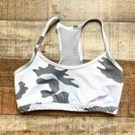 Thirty8 Grey Camo Back Mesh Sports Bra- Size ~S (no size tag, fits like small)