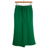 No Brand (Shewin) Green Wide Leg Pant Set- Size S (sold as set)