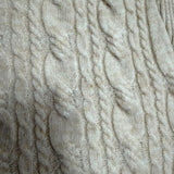 Pink Lily Cream Zipper Front Pullover- Size S (see notes)