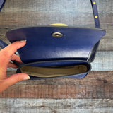 Chloe Navy Leather and Suede Belt Bag